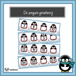 De pinguïn getallenrij