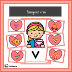 Bewegend leren (letterhartjes)