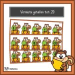 Vermiste getallen tot 20 (Herfst)